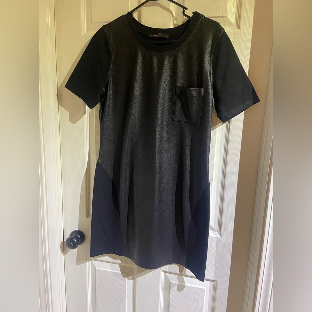 BCBGMaxAzria Leather Dress